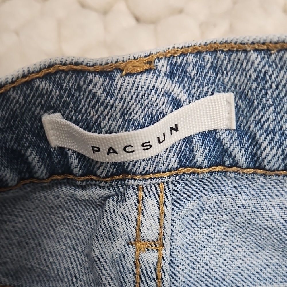PacSun Light Blue Straight Leg Jeans - Picture 2 of 7